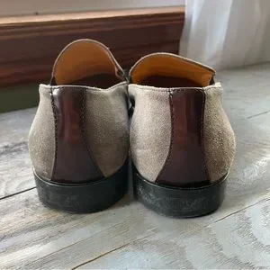 Paul Fredrick | Shoes | Paul Fredrick Brown And Gray Loafers  display picture 1